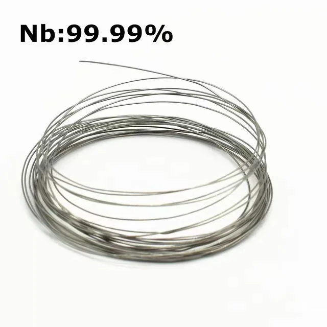 Do scientific research 99.99% purity Nb diameter 0.5mm - 2mm niobium wire length 1m metal Nb wire
Do scientific research 99.99% purity Nb diameter 0.5mm - 2mm niobium wire length 1m metal Nb wire
