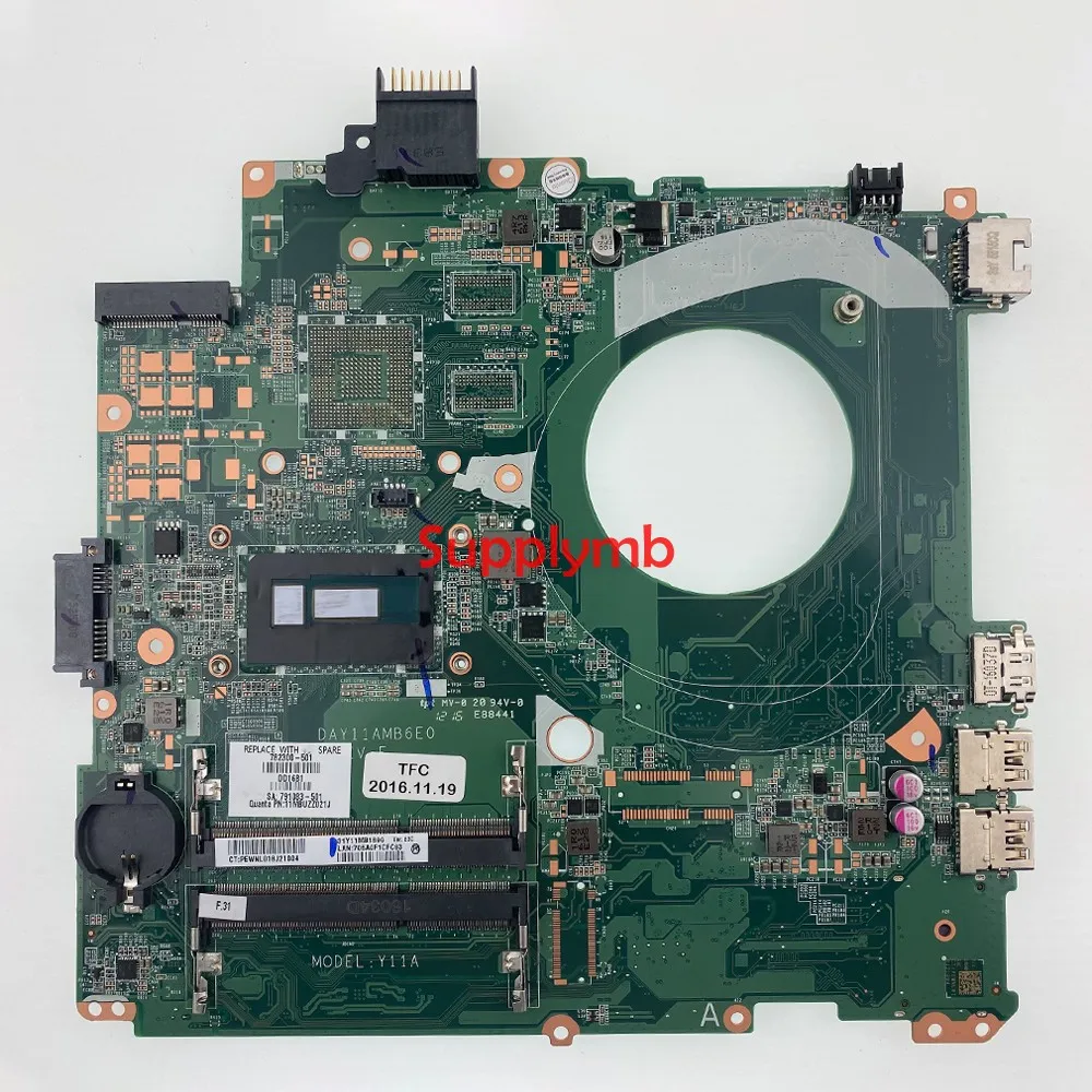 782300-501 782300-001 782300-601 UMA w i5-5200U CPU Onboard for HP 14T-U200 14-u290la NoteBook PC Laptop Motherboard Tested
782300-501 782300-001 782300-601 UMA w i5-5200U CPU Onboard for HP 14T-U200 14-u290la NoteBook PC Laptop Motherboard Tested