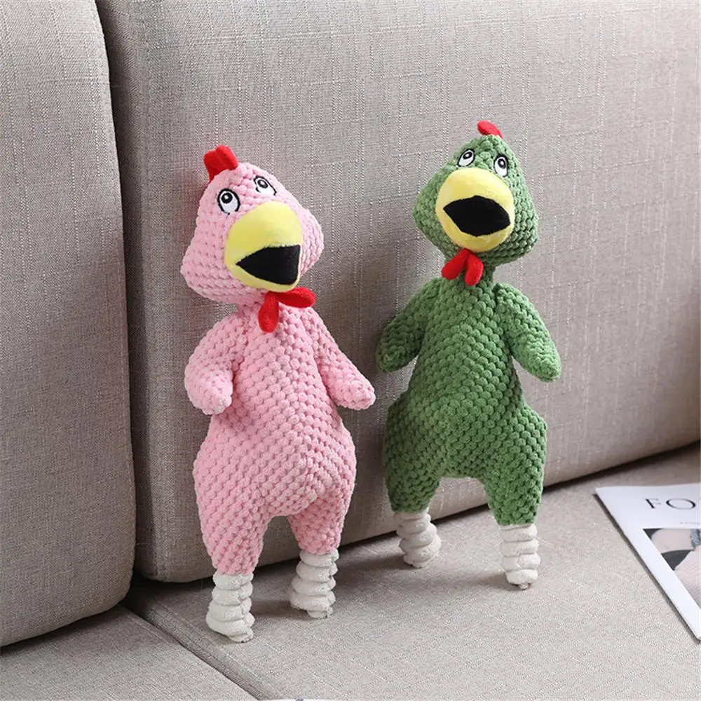 Cute Plush Screaming Chicken Dog Chew Squeak Toy Durable Pet Molar Sound Dolls Puppy Cat Interactive Biting Fleece Squeaker Toys
Cute Plush Screaming Chicken Dog Chew Squeak Toy Durable Pet Molar Sound Dolls Puppy Cat Interactive Biting Fleece Squeaker Toys
