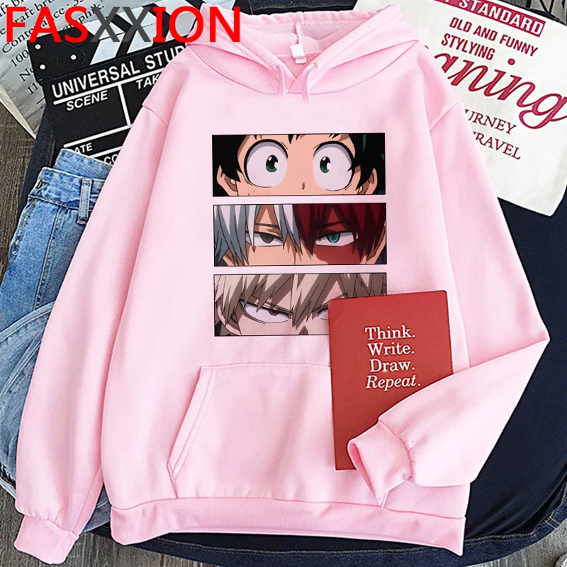 

My Hero Academia Bakugo Funny Anime Dabi Cartoon Hoodies Men Kawaii Boku No Hero Academia Todoroki Himiko Toga Sweatshirt Male