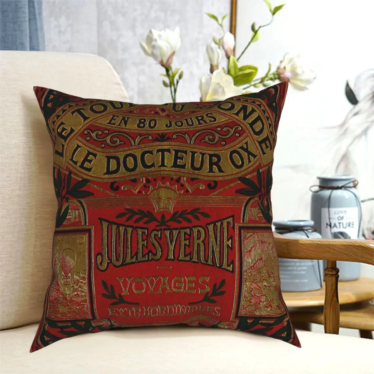 Jules Verne Around The World Pillowcase Creative Zip Decor Pillow Case for Bed Cushion Cover Wholesale
Jules Verne Around The World Pillowcase Creative Zip Decor Pillow Case for Bed Cushion Cover Wholesale