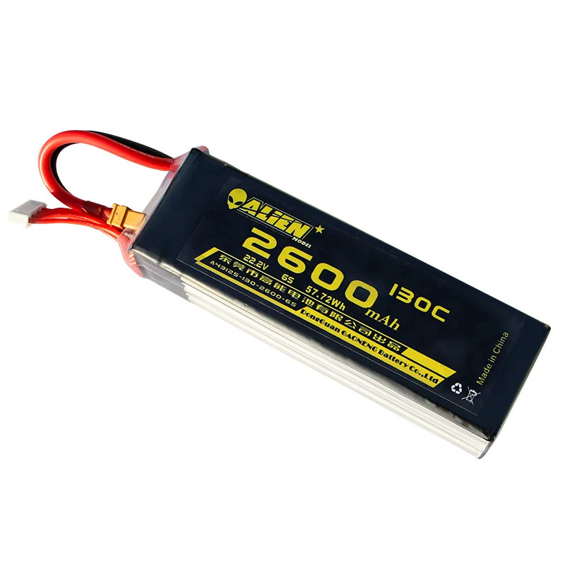 2600mAh 130C Lipo Battery 2S 3S 4S 6S 7.4V 11.1V 14.8V 22.2V XT60 Plug Connector for FPV Racing Drone Quadcopter Whoop Parts
2600mAh 130C Lipo Battery 2S 3S 4S 6S 7.4V 11.1V 14.8V 22.2V XT60 Plug Connector for FPV Racing Drone Quadcopter Whoop Parts