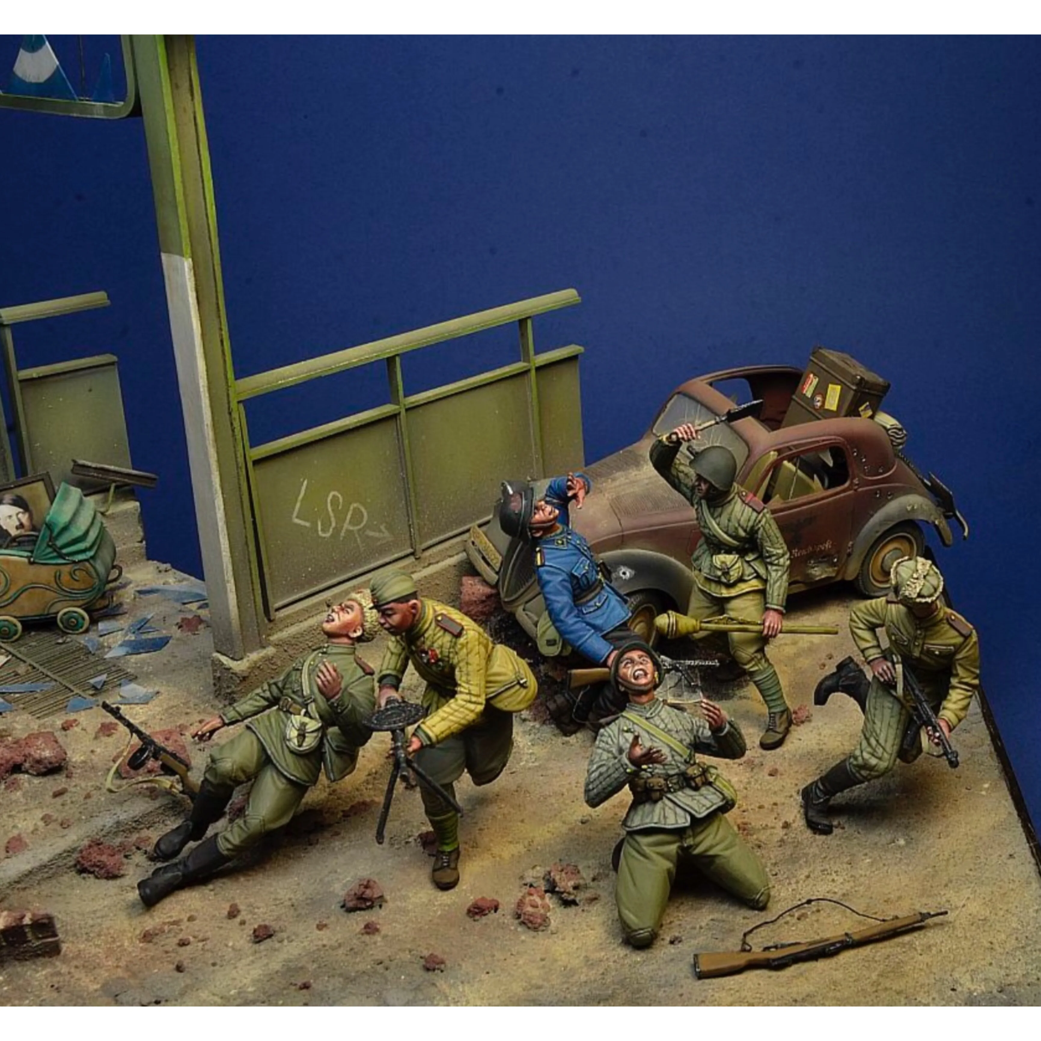 1/35 Resin Model Figure GK,SovietArmy Attack,Berlin 1945(6 figures set) , No scene, Unassembled and unpainted kit
1/35 Resin Model Figure GK,SovietArmy Attack,Berlin 1945(6 figures set) , No scene, Unassembled and unpainted kit