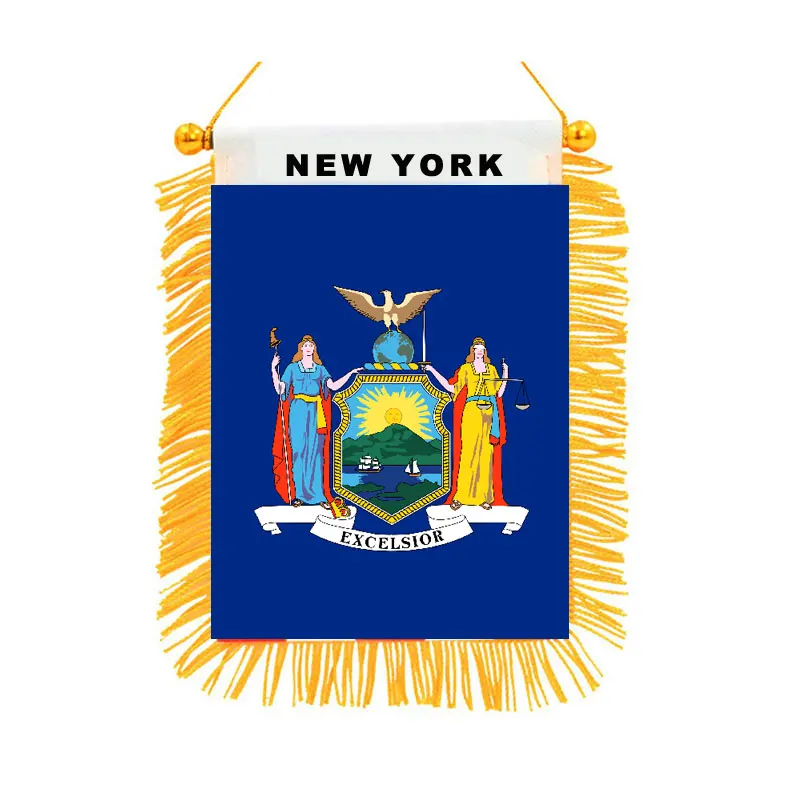 New York Double Sided Abosorbed Hanging Flags Lightproof Wear-resisting Mini Flag Home Decor
New York Double Sided Abosorbed Hanging Flags Lightproof Wear-resisting Mini Flag Home Decor