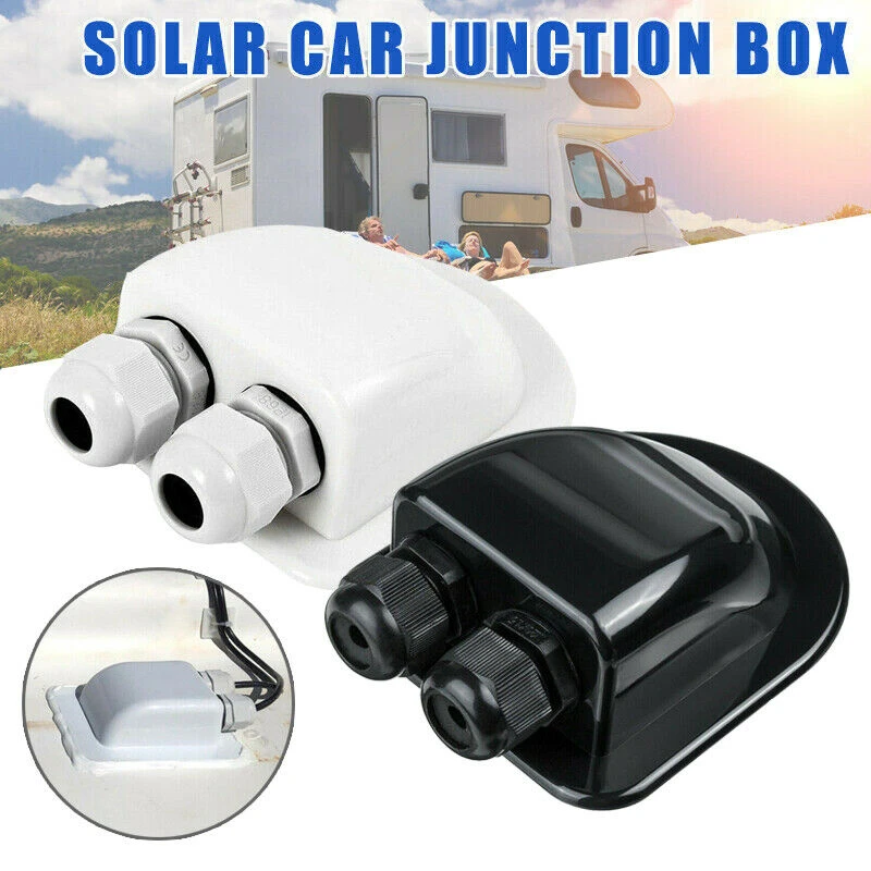 Solar Double Cable Gland Box ABS Photovoltaic Bracket Junction Box Solar Panel Wire Entry Gland Box White Plastic Boat RV Parts
Solar Double Cable Gland Box ABS Photovoltaic Bracket Junction Box Solar Panel Wire Entry Gland Box White Plastic Boat RV Parts