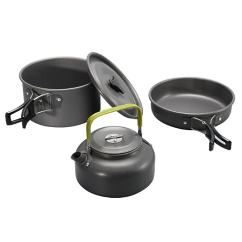 3pcs/set Of Outdoor Cookware Ultra Light Aluminum Alloy Camping Cookware Tableware Outdoor Teapot Picnic Tableware
3pcs/set Of Outdoor Cookware Ultra Light Aluminum Alloy Camping Cookware Tableware Outdoor Teapot Picnic Tableware