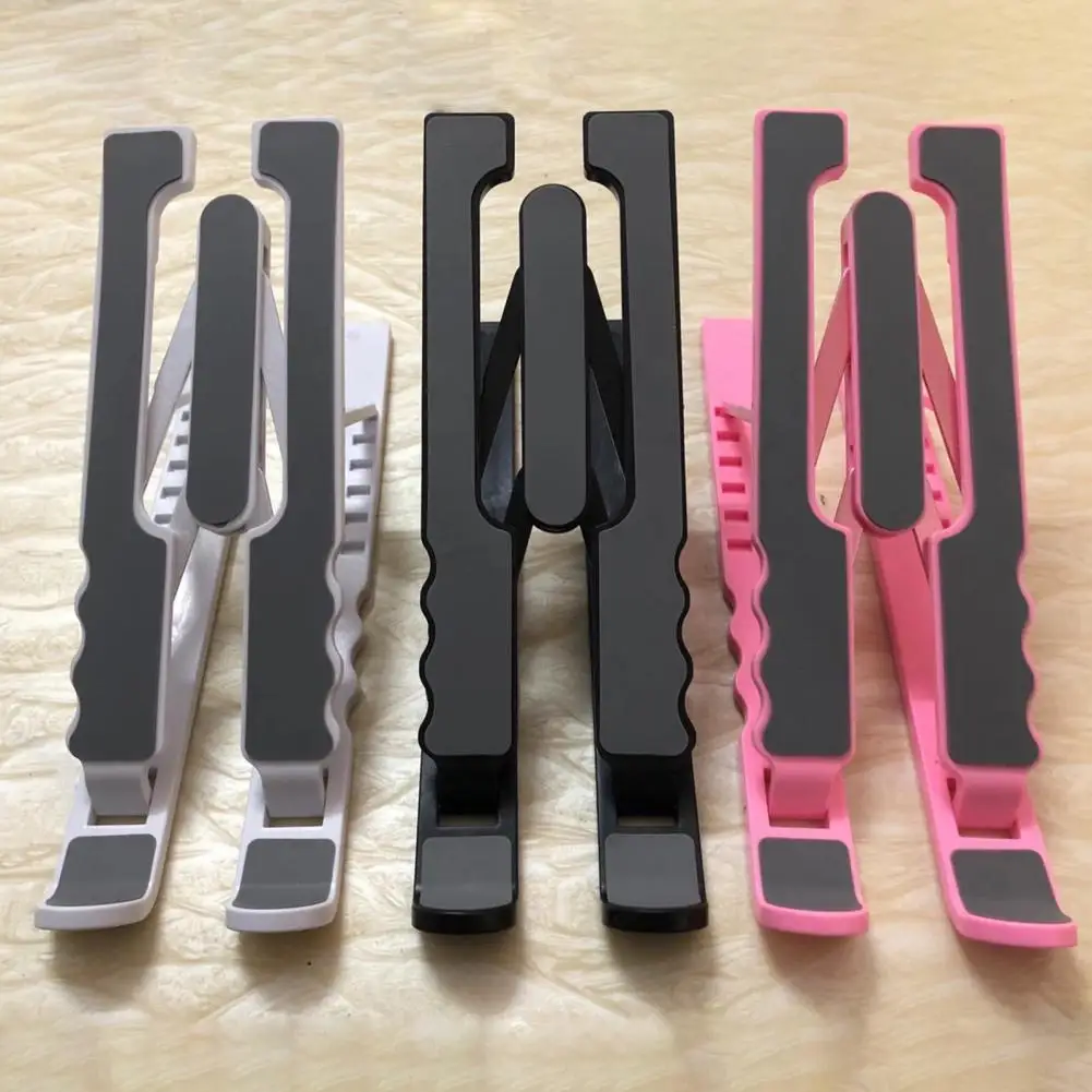 Складная подставка для ноутбука, пластиковый портативный держатель для ноутбуков, подходит для ноутбуков, планшетов 
Складная подставка для ноутбука, пластиковый портативный держатель для ноутбуков, подходит для ноутбуков, планшетов