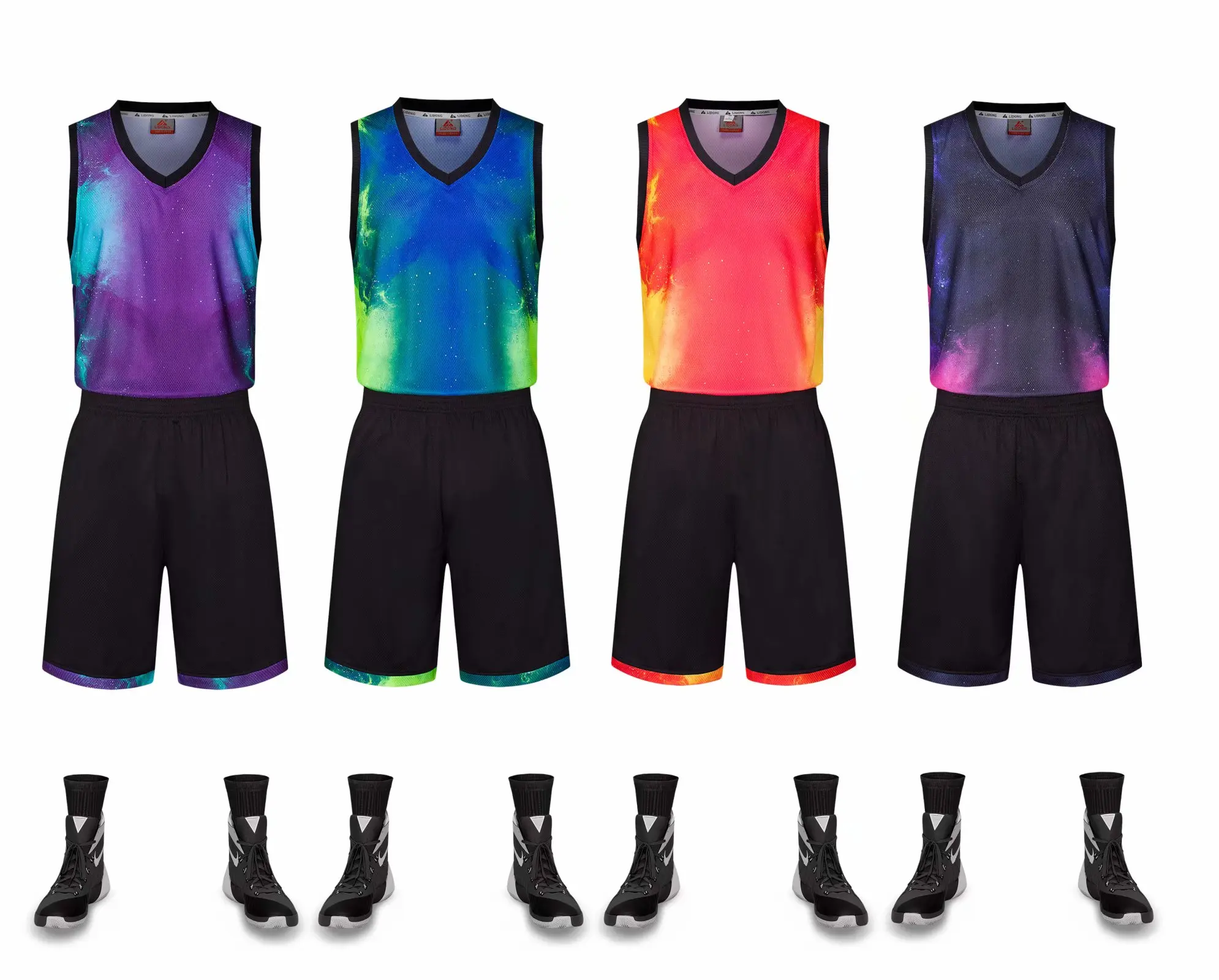 Men's double sided basketball suit sleeveless customizable Uniform suit league team sportswear men's training basketball shirt
Men's double sided basketball suit sleeveless customizable Uniform suit league team sportswear men's training basketball shirt