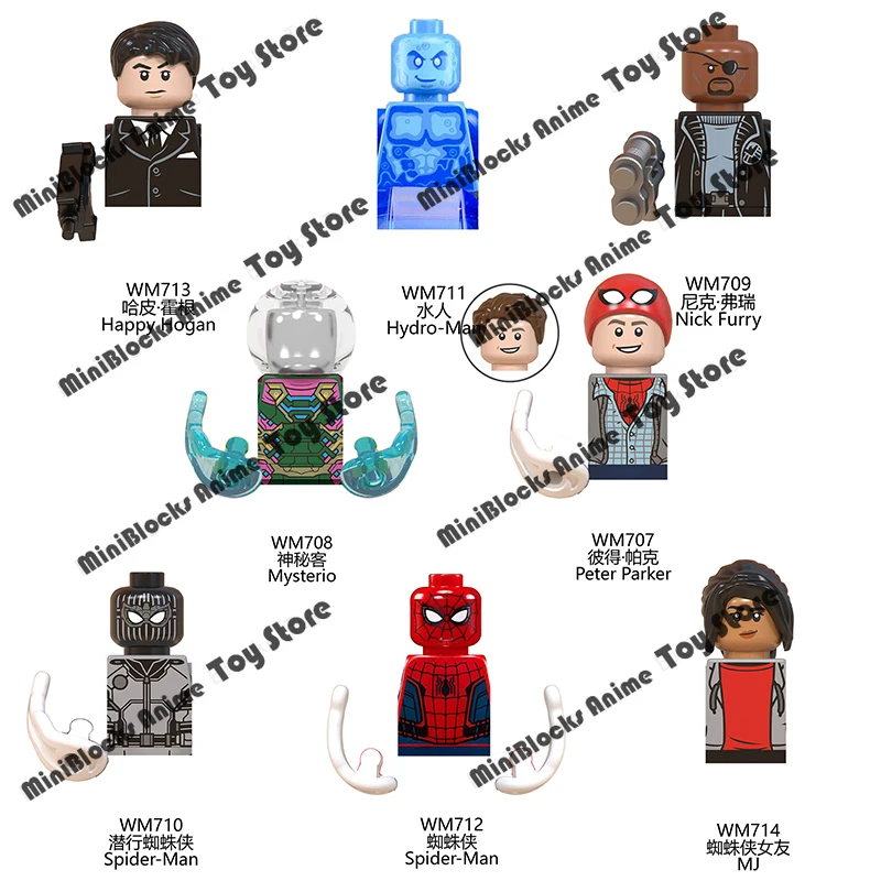 WM6062 Marvel Spider Man Buliding Blocks Bricks Mini Action Figures Heads Series Kids Educational Assembly Toys Birthday Gifts
WM6062 Marvel Spider Man Buliding Blocks Bricks Mini Action Figures Heads Series Kids Educational Assembly Toys Birthday Gifts