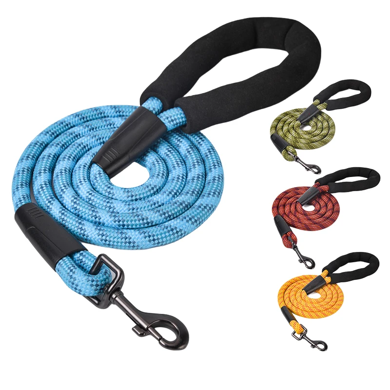 Dog leashes for large dogs foam handle Big dog leash Walking Pet dog leash Nylon Rope leash for large dogs Lead leash For a dog
Dog leashes for large dogs foam handle Big dog leash Walking Pet dog leash Nylon Rope leash for large dogs Lead leash For a dog