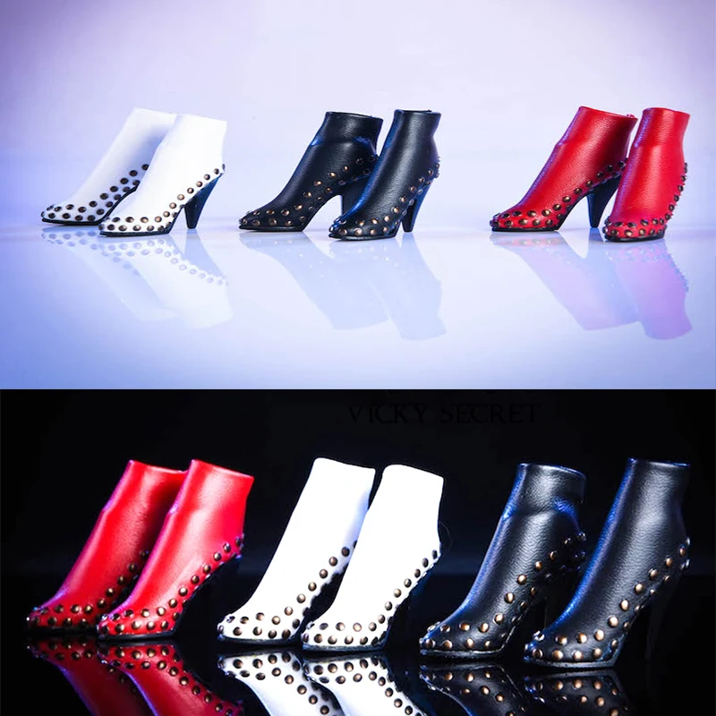 1/6 18XG35 Female Figure Accessory Rivet Booties Short Boots Model PU Solid Inside Model For 12'' Detachable Foot Body
1/6 18XG35 Female Figure Accessory Rivet Booties Short Boots Model PU Solid Inside Model For 12'' Detachable Foot Body