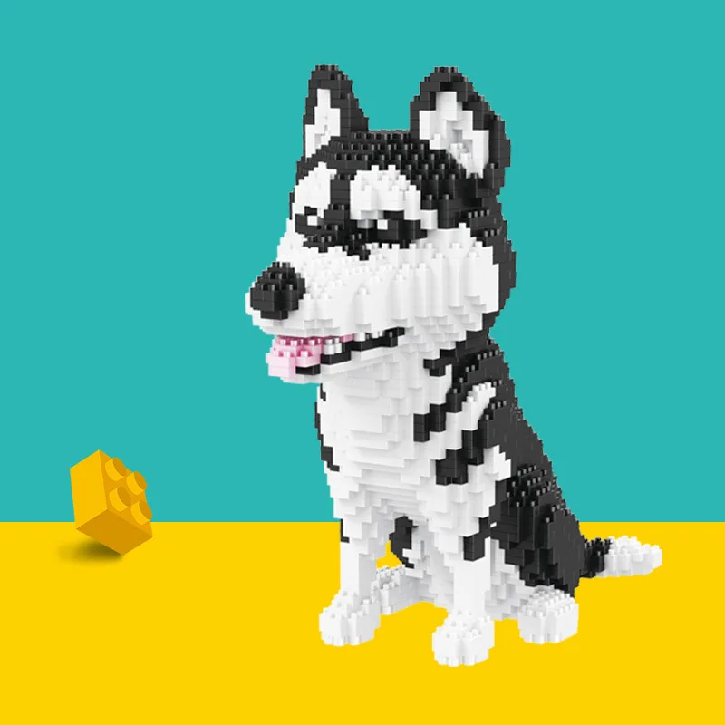 Building Star Pet Diamond Mini Building Blocks Teddy Schnauzer Dachshund Husky Corgi Collie Dog 3D Animal Model Toy
Building Star Pet Diamond Mini Building Blocks Teddy Schnauzer Dachshund Husky Corgi Collie Dog 3D Animal Model Toy
