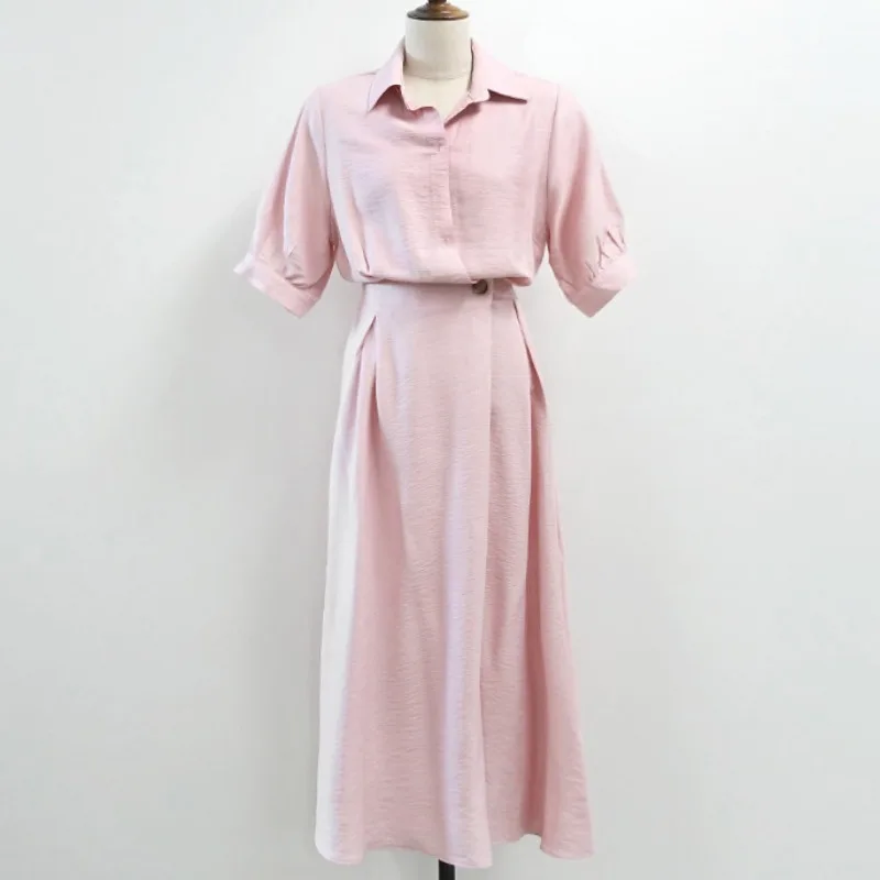 De0031 Design Sense Elegant Womens Long Shirt Dress Single-button Turn-Down Collar Pullover Dresses 2021
De0031 Design Sense Elegant Womens Long Shirt Dress Single-button Turn-Down Collar Pullover Dresses 2021