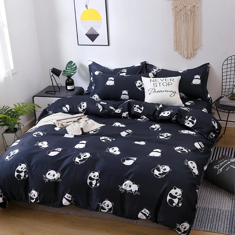 Jeefttby Cartoon Black Panda Bedding Set 3-4pcs King Queen Duvet Cover Duvet Cove Bed Sheet Pillowcases Home Textiles Bed Set
Jeefttby Cartoon Black Panda Bedding Set 3-4pcs King Queen Duvet Cover Duvet Cove Bed Sheet Pillowcases Home Textiles Bed Set