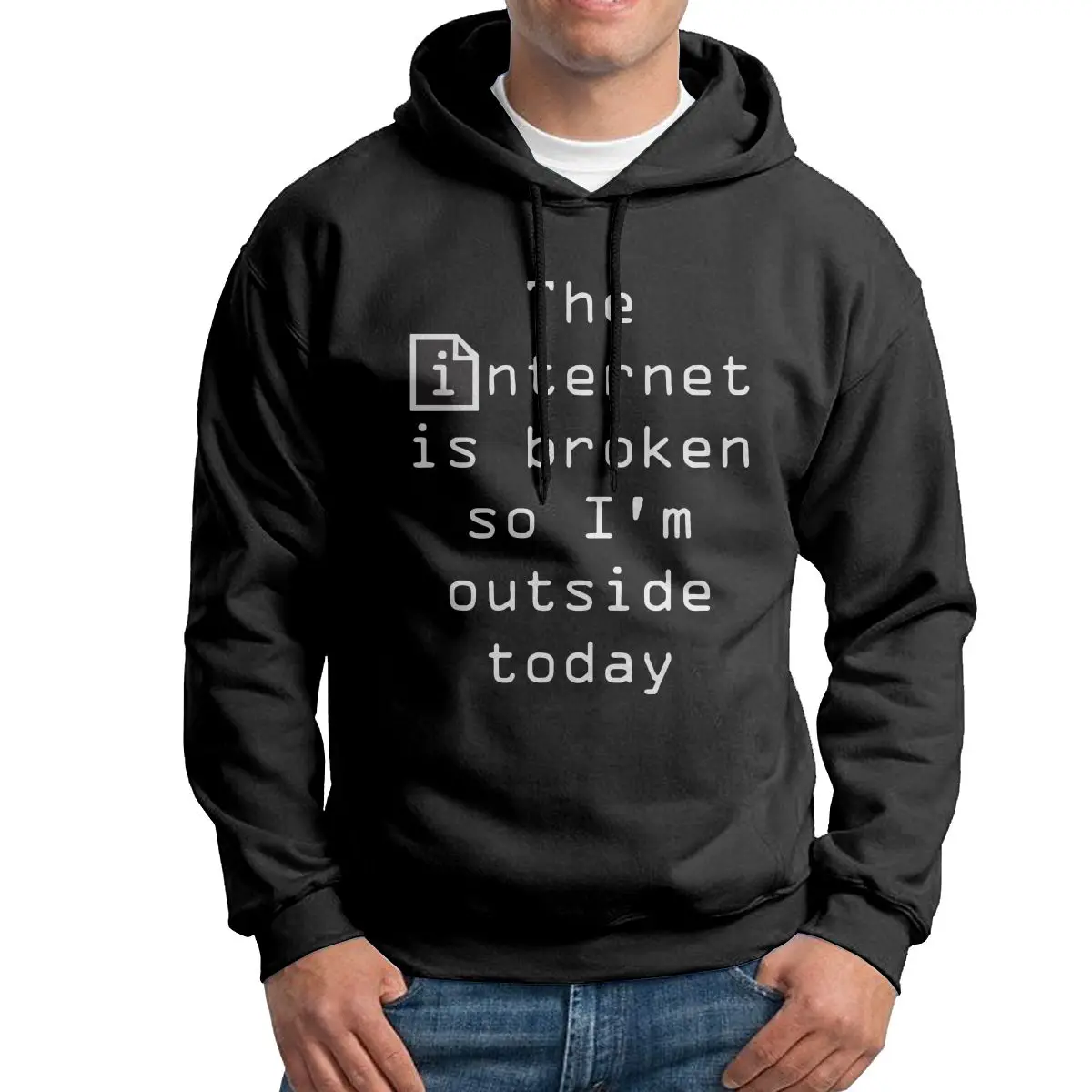 The Internet Is Broken So I'm Outside Today Man Sweatshirt 100% Cotton Funny Hoodies Normal Pullovers
The Internet Is Broken So I'm Outside Today Man Sweatshirt 100% Cotton Funny Hoodies Normal Pullovers