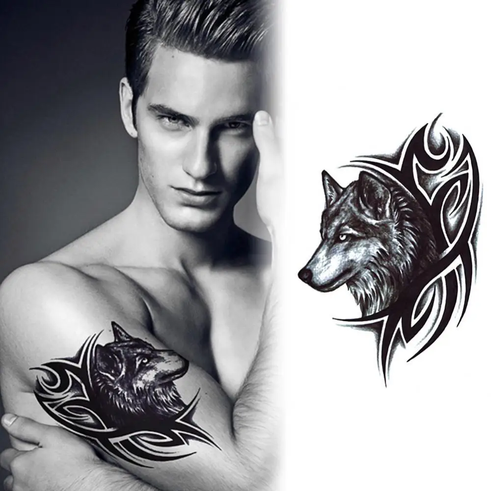 Модная водостойкая наклейка-Татуировка Wolf King, временная наклейка для боди-арта
Модная водостойкая наклейка-Татуировка Wolf King, временная наклейка для боди-арта