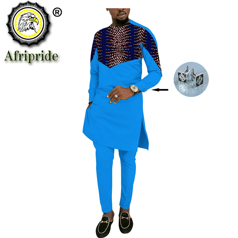 Bazin Riche Men 2 Pieces Pants Sets African Design Clothing African Clothes Casual Men Long Top Shirts and Pants Sets S2016034
Bazin Riche Men 2 Pieces Pants Sets African Design Clothing African Clothes Casual Men Long Top Shirts and Pants Sets S2016034
