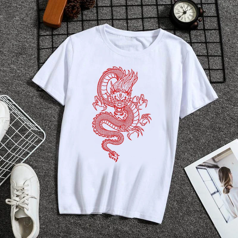 Women's T-shirt latest dragon Totum O-neck T-shirt print t shirt casual short-sleeved street T-shirt Harajuku top
Women's T-shirt latest dragon Totum O-neck T-shirt print t shirt casual short-sleeved street T-shirt Harajuku top