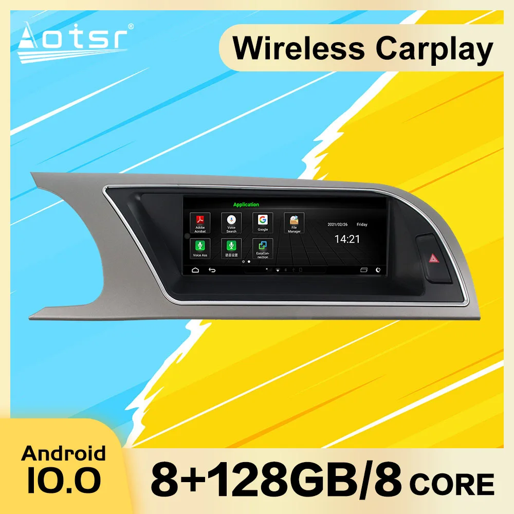 8+128G Android 10.0 Car GPS Navigation Player For Audi A5 2009-2015 Auto Stereo Tape Recorder Car Radio Carplay Head Unit DSP
8+128G Android 10.0 Car GPS Navigation Player For Audi A5 2009-2015 Auto Stereo Tape Recorder Car Radio Carplay Head Unit DSP