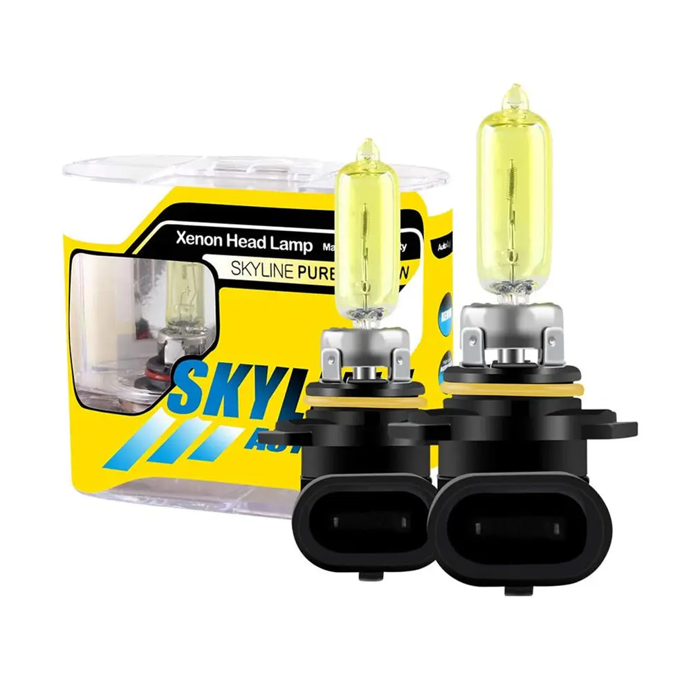 

2x DC 12V HB3 9005 65W 3000K Super Bright Yellow Light Car Xenon Halogen HB3 Bulbs Auto Front Headlight Lamp 9005 Fog Lamp Bulb