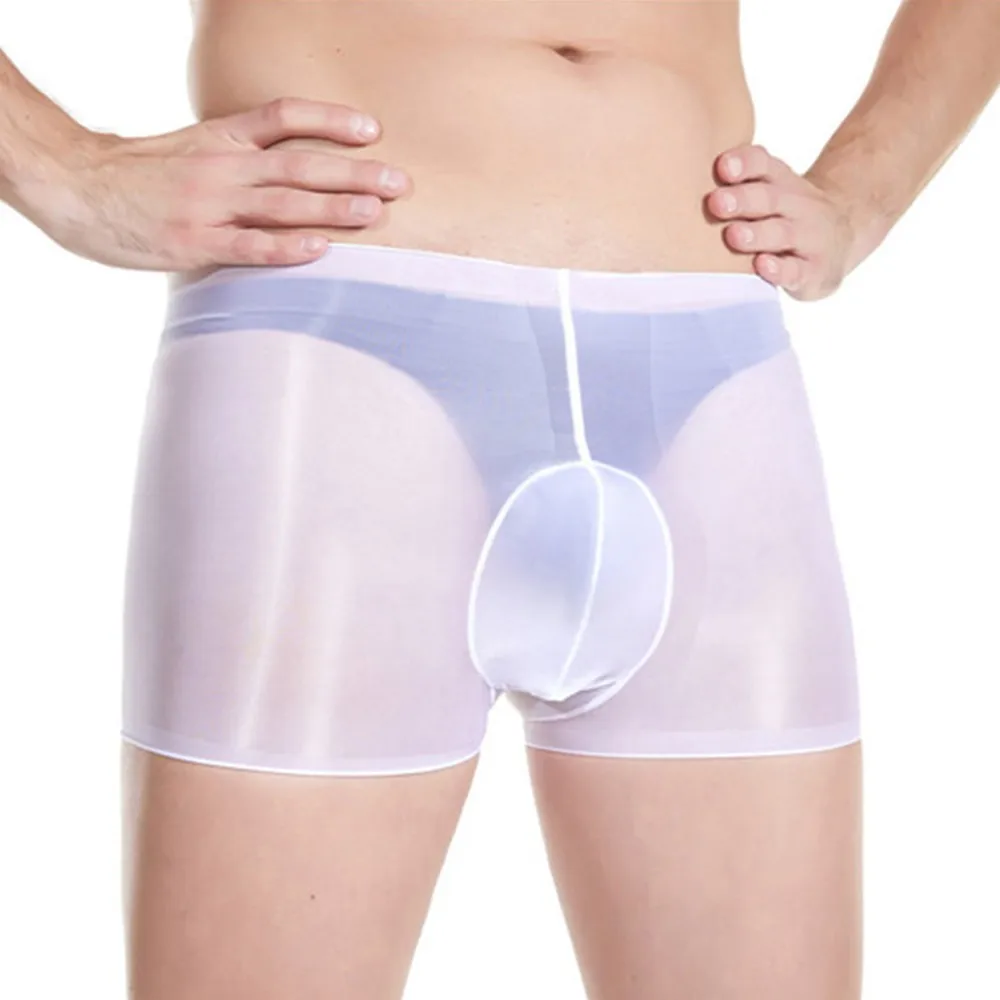 Transparent Underwear Men Boxer Sexy Casual Shiny Stockings Boxer Briefs Sissy Panties Hombre Seamless Bulge Pouch Underpants
Transparent Underwear Men Boxer Sexy Casual Shiny Stockings Boxer Briefs Sissy Panties Hombre Seamless Bulge Pouch Underpants