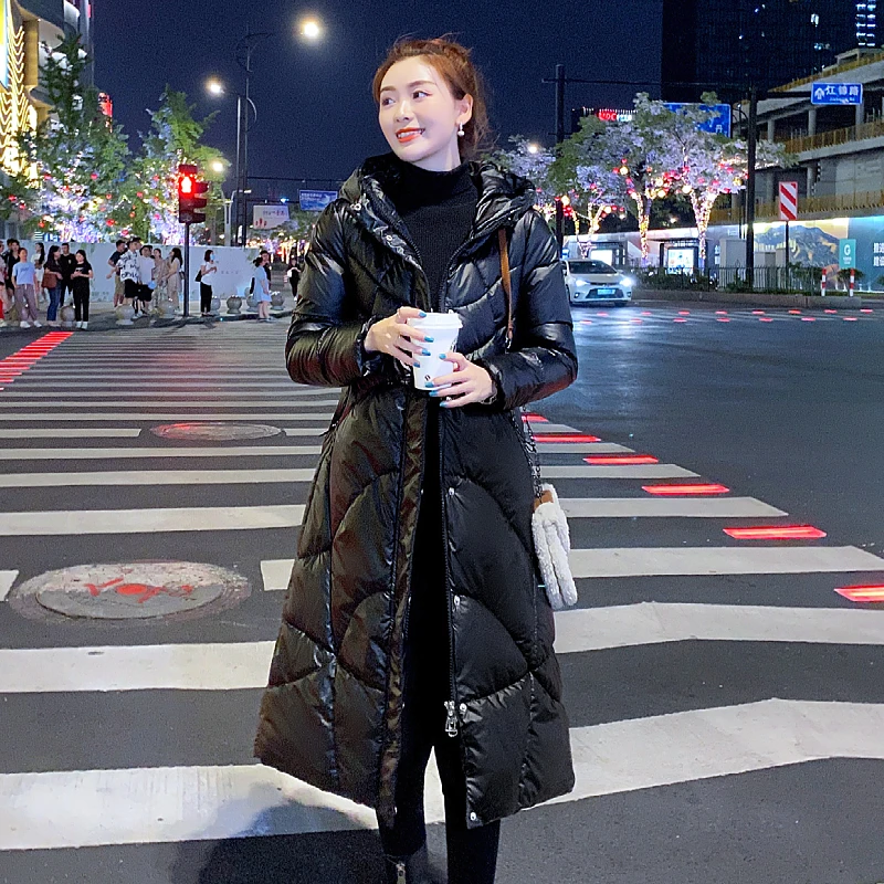 KUYOMENS Girls Snow Wear Autumn Women Long Hooded Winter Down Parka Ladies Warm Fashion Slim Split Jacket Coat Female Outwear
KUYOMENS Girls Snow Wear Autumn Women Long Hooded Winter Down Parka Ladies Warm Fashion Slim Split Jacket Coat Female Outwear