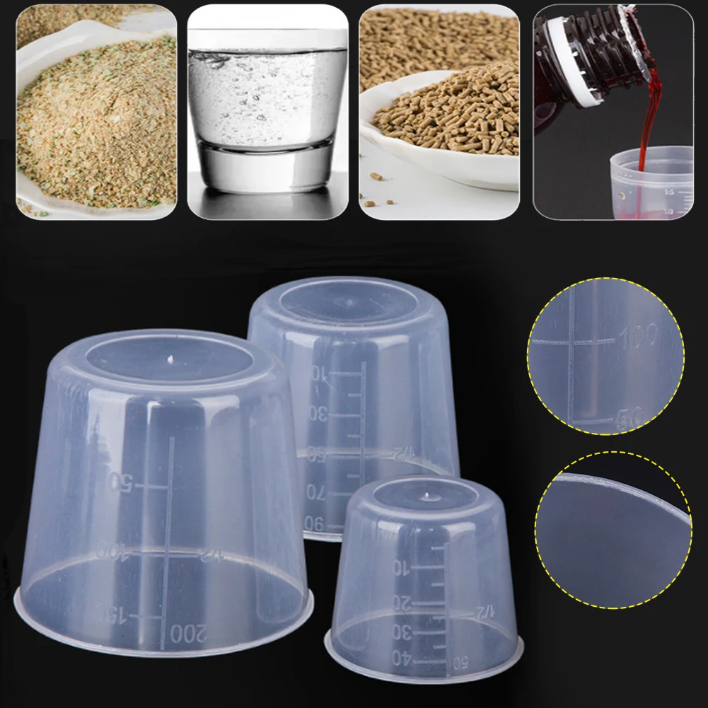 3 Pcs Bait Measuring Cup Transparent Plastic Fishing Lure Storage Cup Medicine Measuring Cup Graduated Beakers Kitchen Tools
3 Pcs Bait Measuring Cup Transparent Plastic Fishing Lure Storage Cup Medicine Measuring Cup Graduated Beakers Kitchen Tools