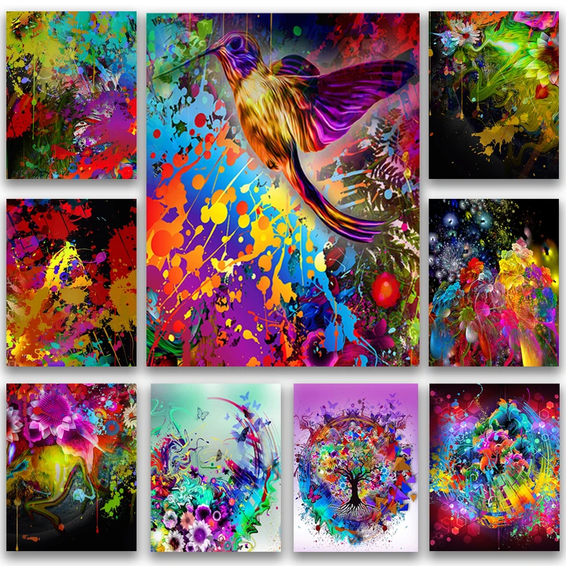 Abstract Poster Oil Painting Wall Personality Color Bird Street Art Canvas Print Picture Modern Living Home Room Decor Painting
Abstract Poster Oil Painting Wall Personality Color Bird Street Art Canvas Print Picture Modern Living Home Room Decor Painting