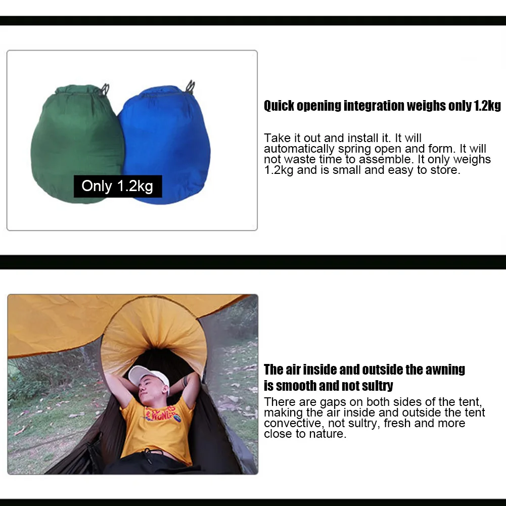 Outdoor Camping Shade Anti-mosquito Hammock Quick Build Hanging Bed Swing Tent WHShopping
Outdoor Camping Shade Anti-mosquito Hammock Quick Build Hanging Bed Swing Tent WHShopping