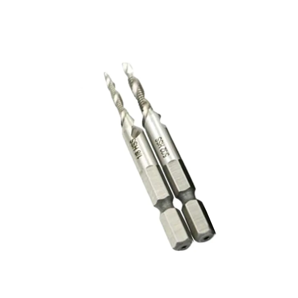 6Pcs Hexagon Shank Tap Drill Bit 1/8-5/32-3/16-1/4-5/16-3/8inch HSS Tapping Bit Countersunk Deburring Set Thread Drill Tap Tool
6Pcs Hexagon Shank Tap Drill Bit 1/8-5/32-3/16-1/4-5/16-3/8inch HSS Tapping Bit Countersunk Deburring Set Thread Drill Tap Tool