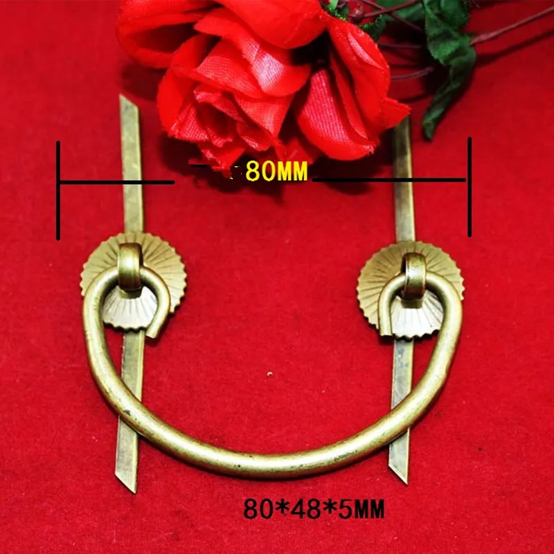 Wholesale Vintage Chinese Bronze Brass Handle Tab Drawer Cabinet Jewelry Box Decorative DIY Furniture Pin Handle,80*45*5mm,20PCs
Wholesale Vintage Chinese Bronze Brass Handle Tab Drawer Cabinet Jewelry Box Decorative DIY Furniture Pin Handle,80*45*5mm,20PCs