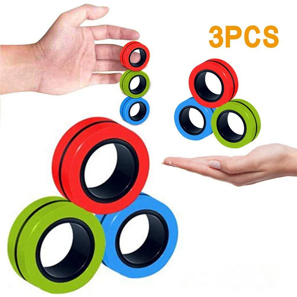 Funny Fidget Toys Magnetic Spinner Magnet Bracelet Ring Unzip Ring Props Tools Anti Stress Hand Relief Decompression Toy
Funny Fidget Toys Magnetic Spinner Magnet Bracelet Ring Unzip Ring Props Tools Anti Stress Hand Relief Decompression Toy