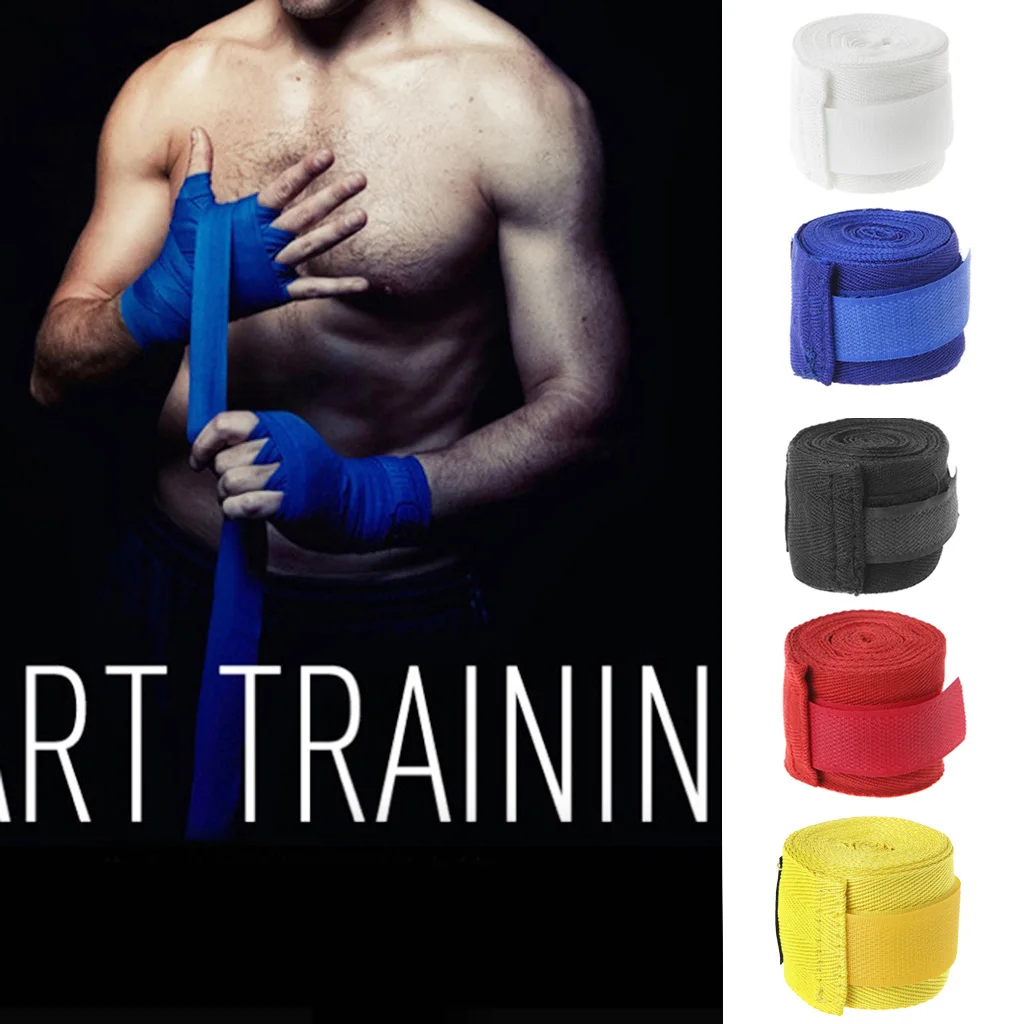 2.5m Cotton Bandage Boxing Wrist Bandage Hand Wrap Combat Protect Boxing Kickboxing Muay Thai Handwraps Training Gloves
2.5m Cotton Bandage Boxing Wrist Bandage Hand Wrap Combat Protect Boxing Kickboxing Muay Thai Handwraps Training Gloves