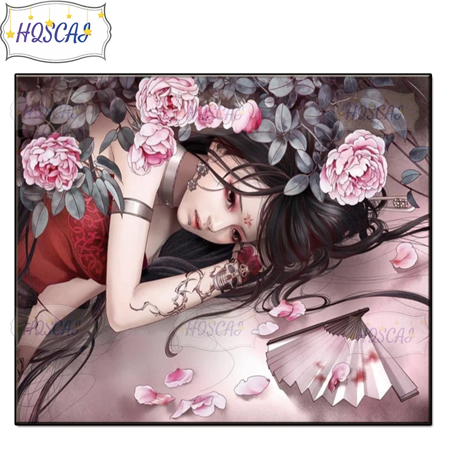 Japanese Geisha Diamond embroidery full drill Square round Diamond painting diamond painting Cross Stitch Rhinestone mosaic
Japanese Geisha Diamond embroidery full drill Square round Diamond painting diamond painting Cross Stitch Rhinestone mosaic