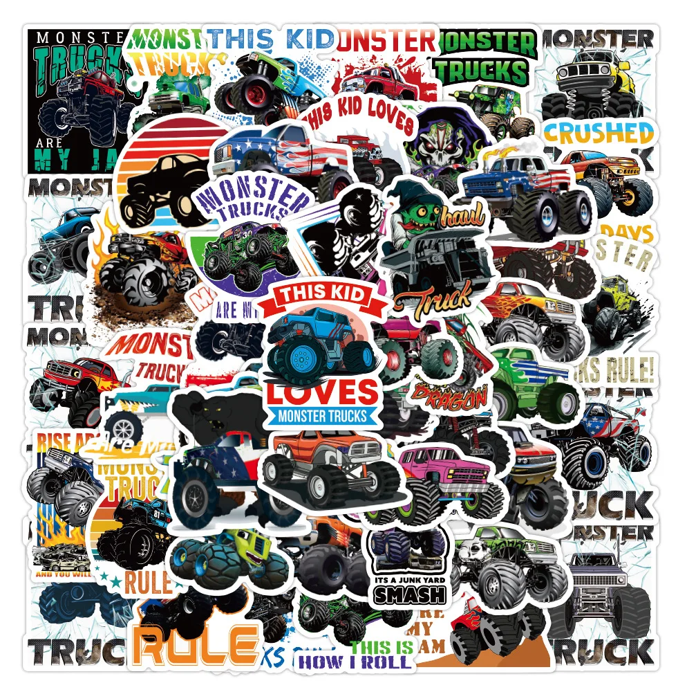 50pcs/set Cartoon Off-road Wagon Doodle Sticker Favorites Graffiti Sticker DIY Kids Classic Toy Travel Luggage Guitar Waterproof
50pcs/set Cartoon Off-road Wagon Doodle Sticker Favorites Graffiti Sticker DIY Kids Classic Toy Travel Luggage Guitar Waterproof