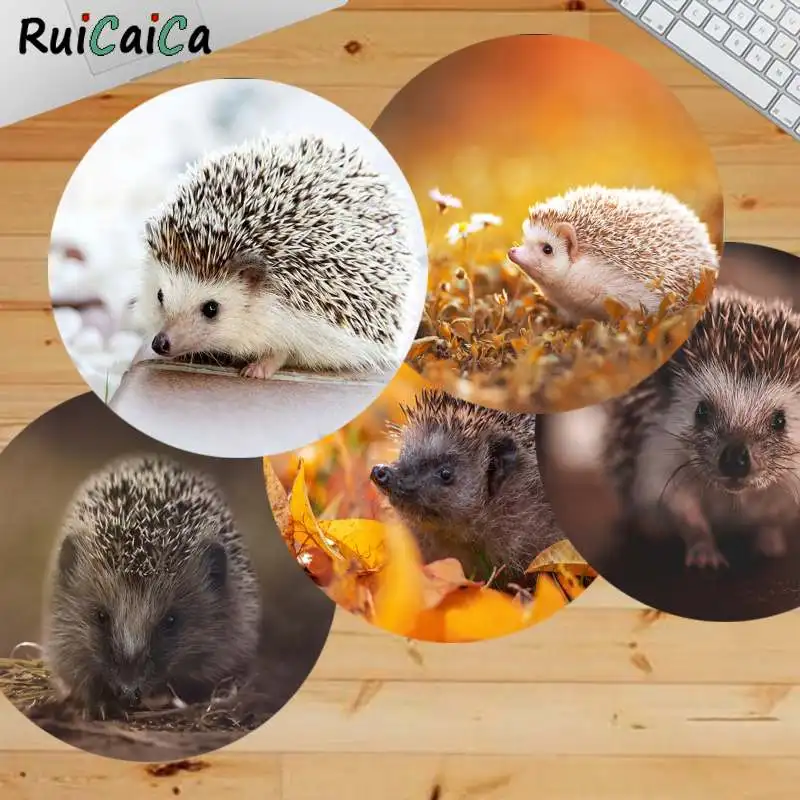 RuiCaiCa Cool New Hedgehog Animal Pattern Silicone round mouse Pad to Mouse Game gaming Mousepad Rug For PC Laptop Notebook 
RuiCaiCa Cool New Hedgehog Animal Pattern Silicone round mouse Pad to Mouse Game gaming Mousepad Rug For PC Laptop Notebook