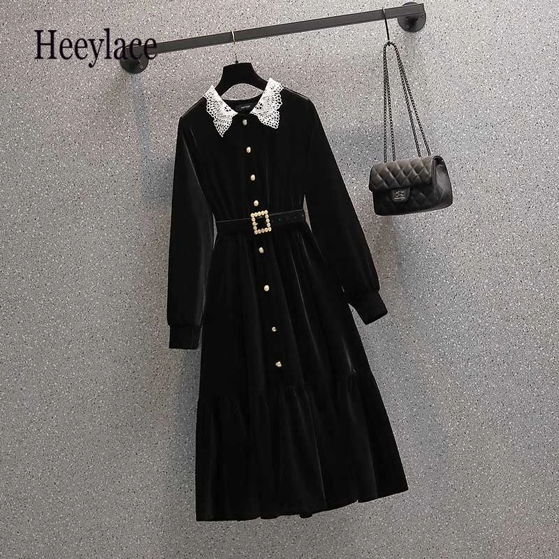 Женское бархатное платье с длинным рукавом, элегантное бархатное платье-трапеция с высокой талией в винтажном французском стиле, вечерние ...
Женское бархатное платье с длинным рукавом, элегантное бархатное платье-трапеция с высокой талией в винтажном французском стиле, вечерние ...