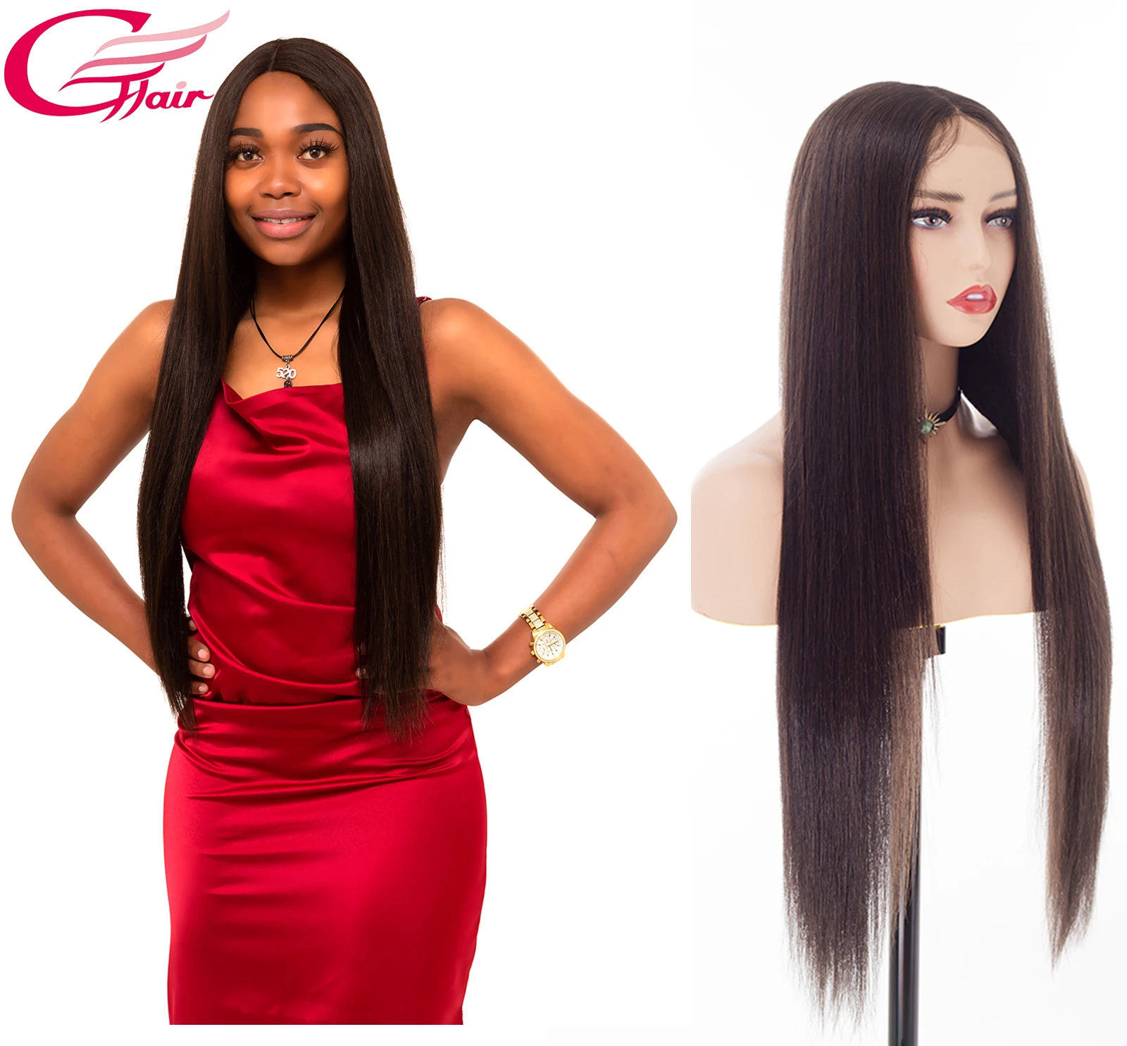 GTHAIR Synthetic Lace Front Middle Part Wigs with Baby Hair Straight Heat Resistant Lace Wigs with Pre Plucked for Women
GTHAIR Synthetic Lace Front Middle Part Wigs with Baby Hair Straight Heat Resistant Lace Wigs with Pre Plucked for Women