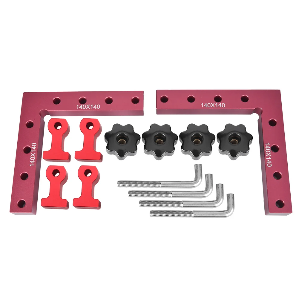 Woodworking Right Angle Fixing Clip L Shape 90 Degrees Ruler Carpenter's Tool(140x140mm)
Woodworking Right Angle Fixing Clip L Shape 90 Degrees Ruler Carpenter's Tool(140x140mm)