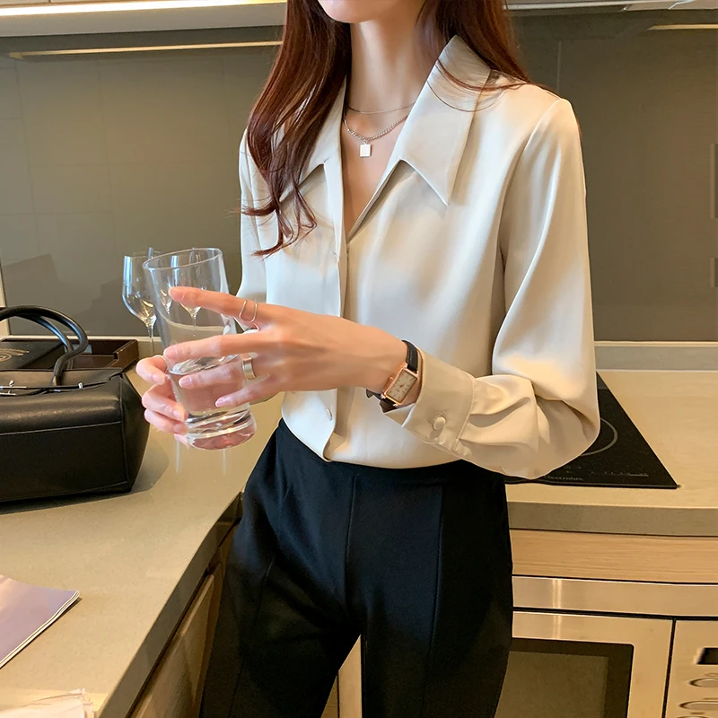 Autumn Fashion Button Shirt Blouse Women Long Sleeves Office Lady Female Wear To Work Shirts
Autumn Fashion Button Shirt Blouse Women Long Sleeves Office Lady Female Wear To Work Shirts