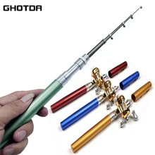 Fishing Rod Pole Telescopic Pocket Pen Fishing Rod Pole Mini Pocket Pen Fishing Pole Set Ideal Gift For Child