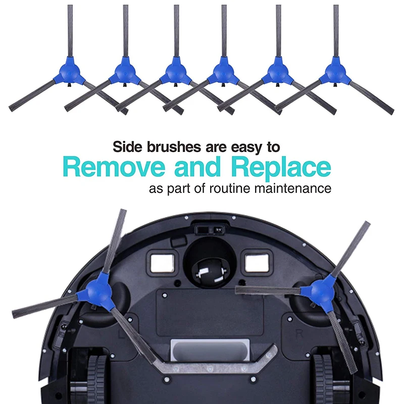 Replacement Side Brushes Part For Coredy R500 R300 R500 + Sweeping robot