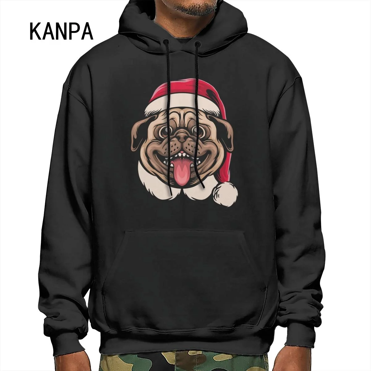 Kanpa Brand Autumn New Fashion Men's Christmas Dog Hoodies Personality Pattern Print Hoody Men Workout Top Sweatshirts Black
Kanpa Brand Autumn New Fashion Men's Christmas Dog Hoodies Personality Pattern Print Hoody Men Workout Top Sweatshirts Black