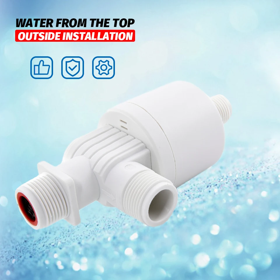 Tower Tank Floating Ball Valve Automatic Water Level Control Valve HT-FQF1/2-4 1/2" 3/4" 1" installed outside the tank
Tower Tank Floating Ball Valve Automatic Water Level Control Valve HT-FQF1/2-4 1/2" 3/4" 1" installed outside the tank