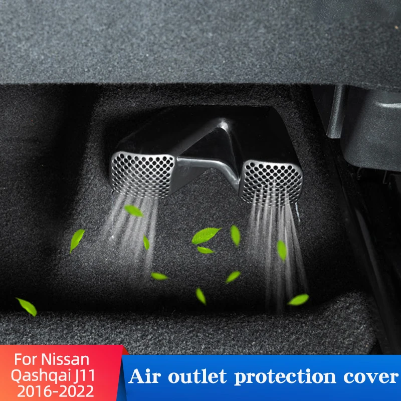 Under Car seat Air-Conditioning Air Outlet Protective Cover For Nissan Qashqai J11 2016-2022 Car Interior Accessories ABS
Under Car seat Air-Conditioning Air Outlet Protective Cover For Nissan Qashqai J11 2016-2022 Car Interior Accessories ABS