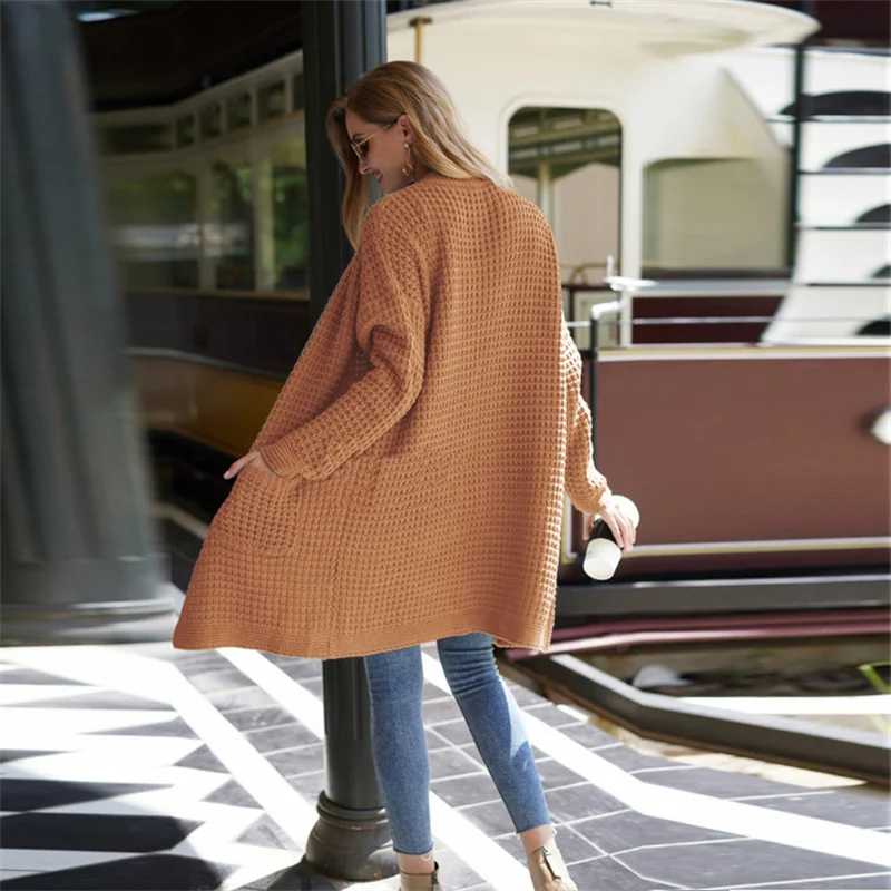 Autumn Winter Cardigans Sweater Women 2021 New Pink Gray Green Loose Tops Europe America V-Neck Fashion Knitted Sweater GH540
Autumn Winter Cardigans Sweater Women 2021 New Pink Gray Green Loose Tops Europe America V-Neck Fashion Knitted Sweater GH540