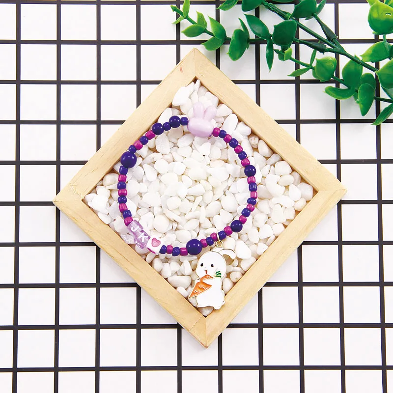 Kpop Bangtan Boys Bracelet Beads Letter Rope Cartoon Animals V JK SUGA ARMY Resin Bead Anklets Elasticated Rope Trendy Jewelry
Kpop Bangtan Boys Bracelet Beads Letter Rope Cartoon Animals V JK SUGA ARMY Resin Bead Anklets Elasticated Rope Trendy Jewelry