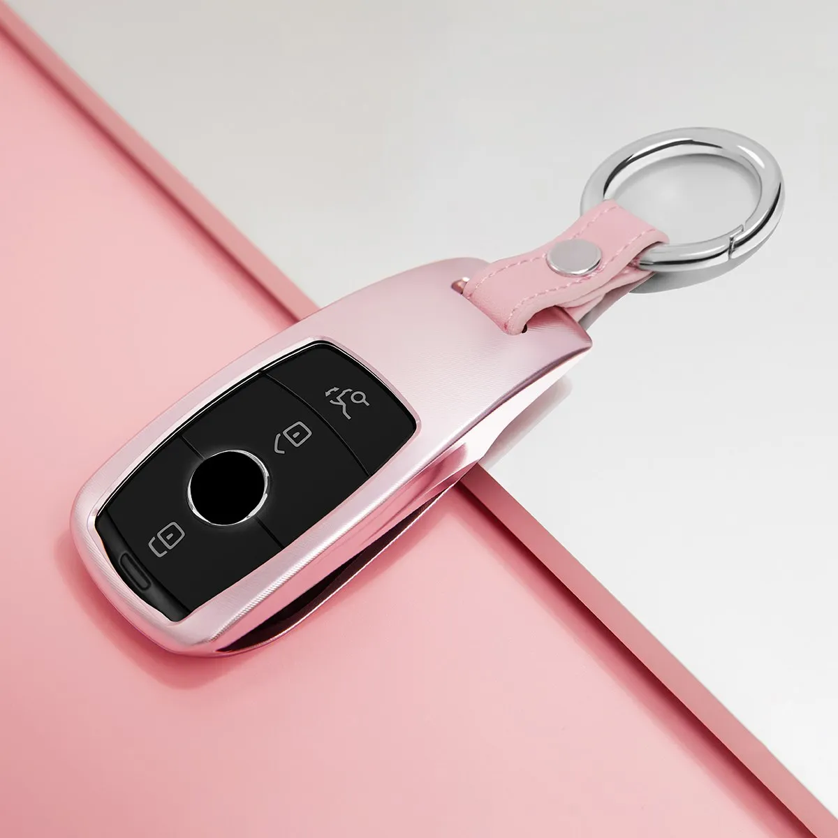 Aluminum alloy silicone car key case car keychain car key bag for Mercedes-Benz E300l C260l GLB GLC GLE E260 A200 C200 S350
Aluminum alloy silicone car key case car keychain car key bag for Mercedes-Benz E300l C260l GLB GLC GLE E260 A200 C200 S350