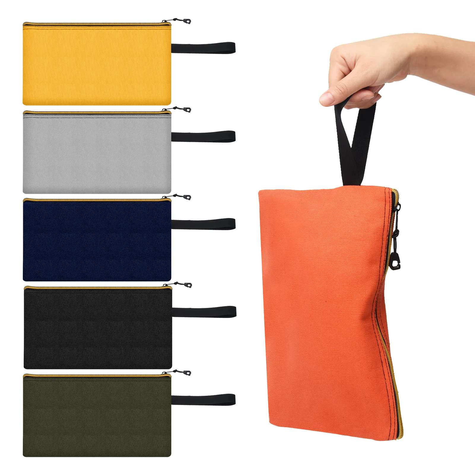 Universal Heavy Duty Storage Pouch Canvas Multi Purpose Portable Home Travel Durable Zipper Closure Tool Bag Gift Large Capacity
Universal Heavy Duty Storage Pouch Canvas Multi Purpose Portable Home Travel Durable Zipper Closure Tool Bag Gift Large Capacity