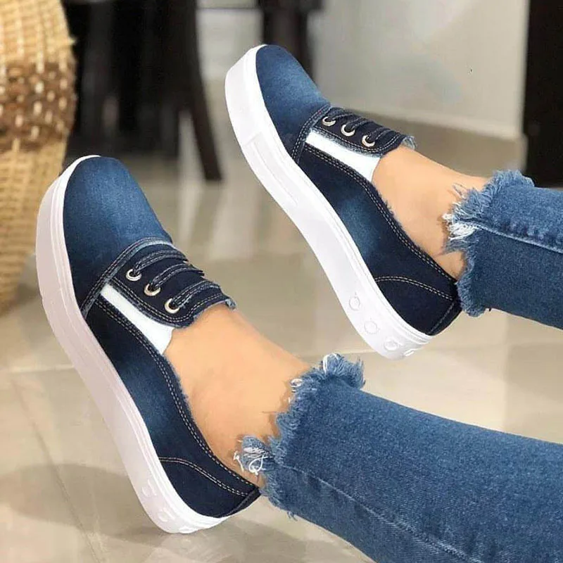 Plus Size Women Sneakers Casual Shoes Canvas Loafers Denim Sneaker Flats Platform Shoes Ladies Espadrilles
Plus Size Women Sneakers Casual Shoes Canvas Loafers Denim Sneaker Flats Platform Shoes Ladies Espadrilles